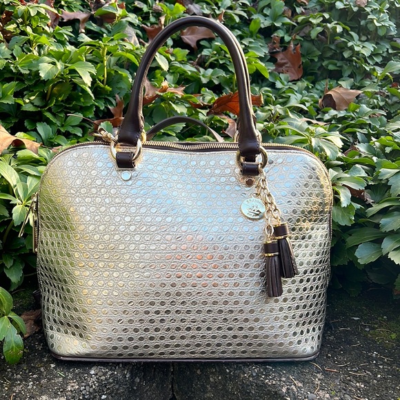 Brahmin Gold Dome Satchel
